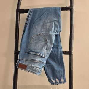 Classic Blue Distressed Women's Jeans